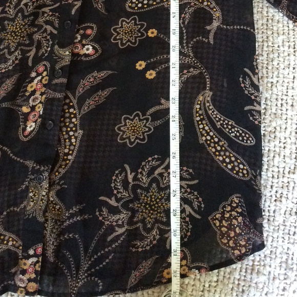 Love&Legend Sheer Floral Paisley Blouse - Picture 11 of 11